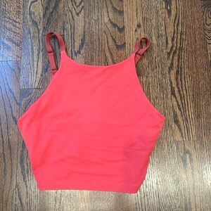 Athleta medium built in bra top in red
